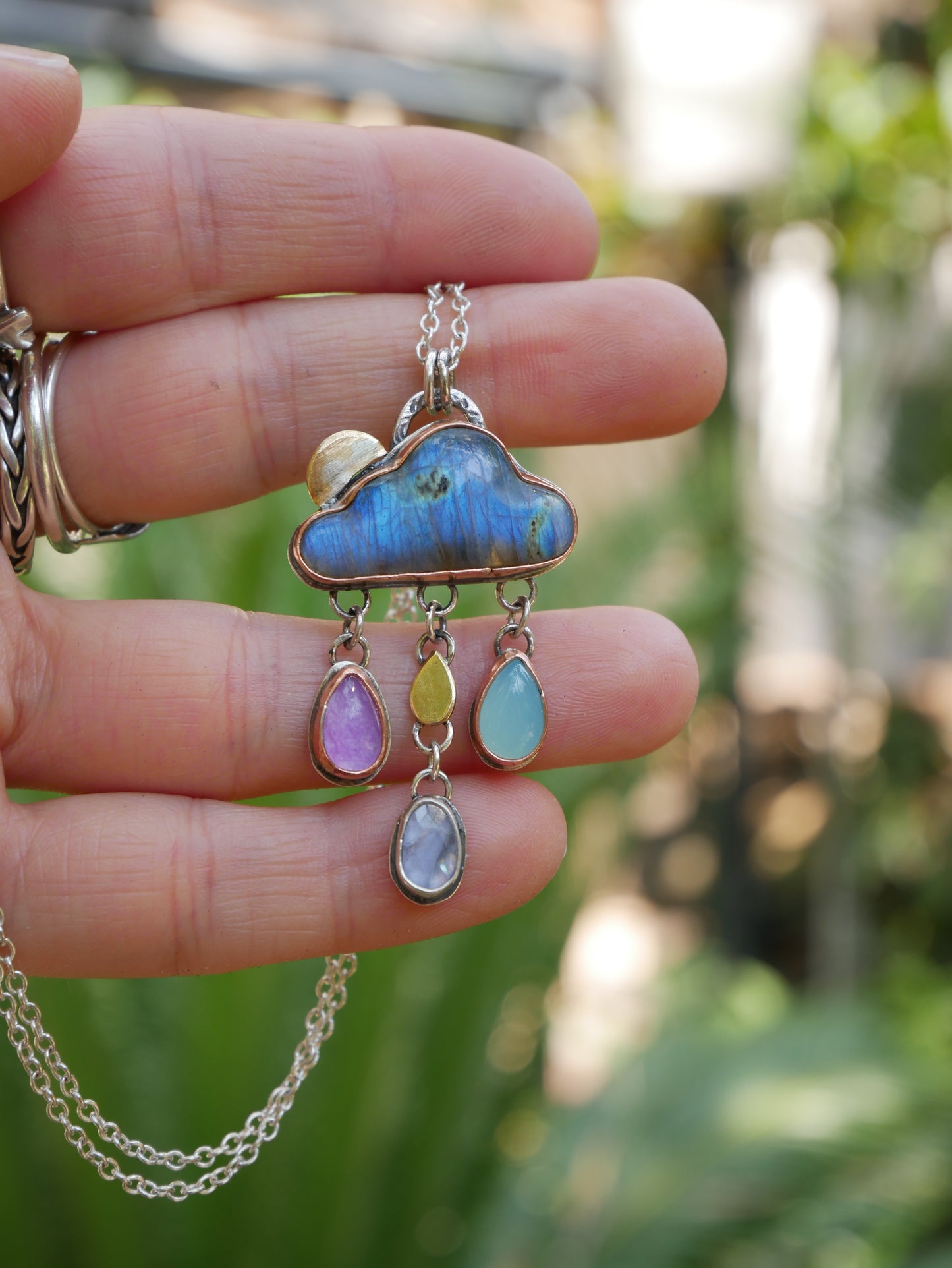 Love rain pendant