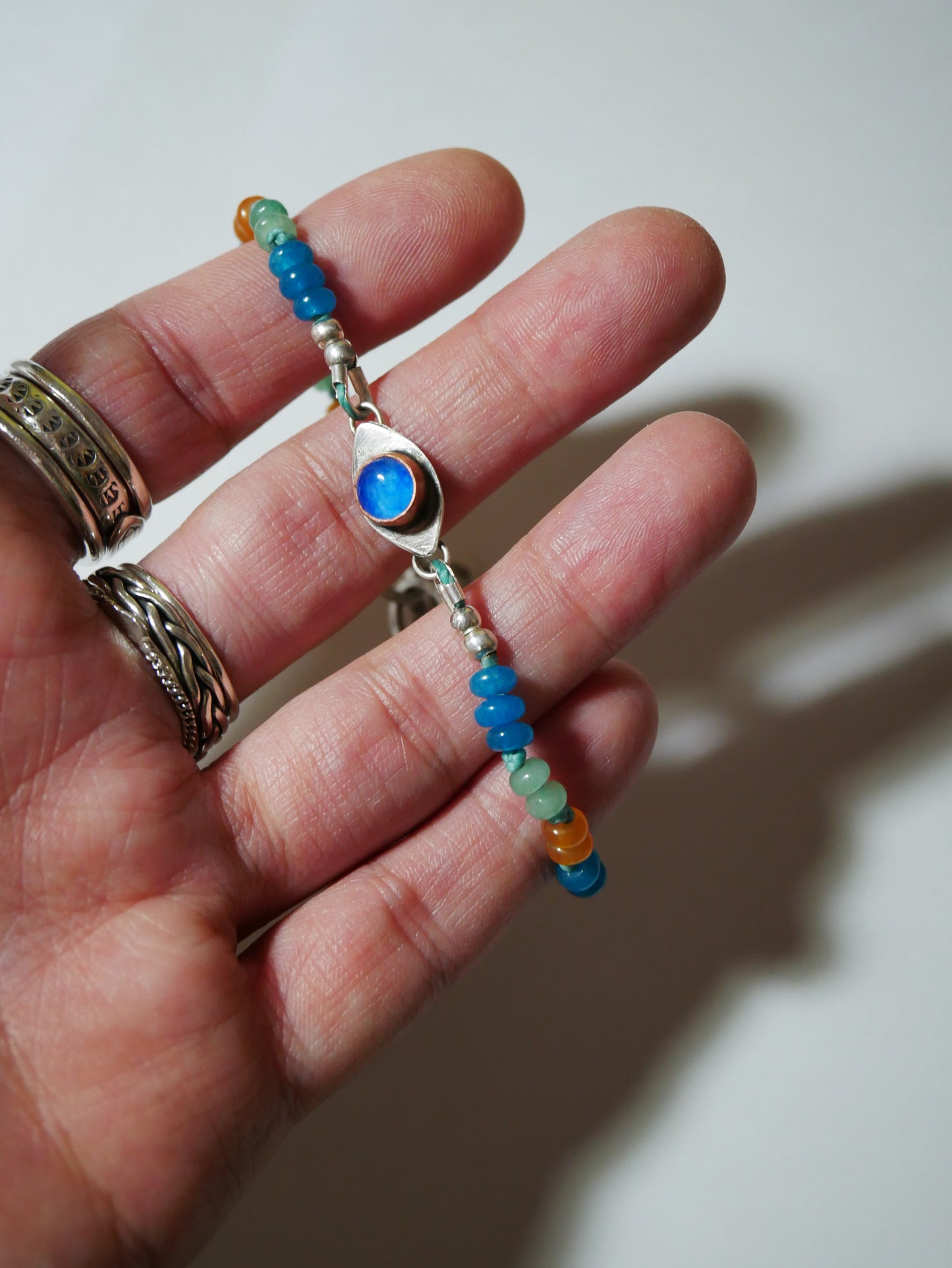 Multi stone Eye bracelet