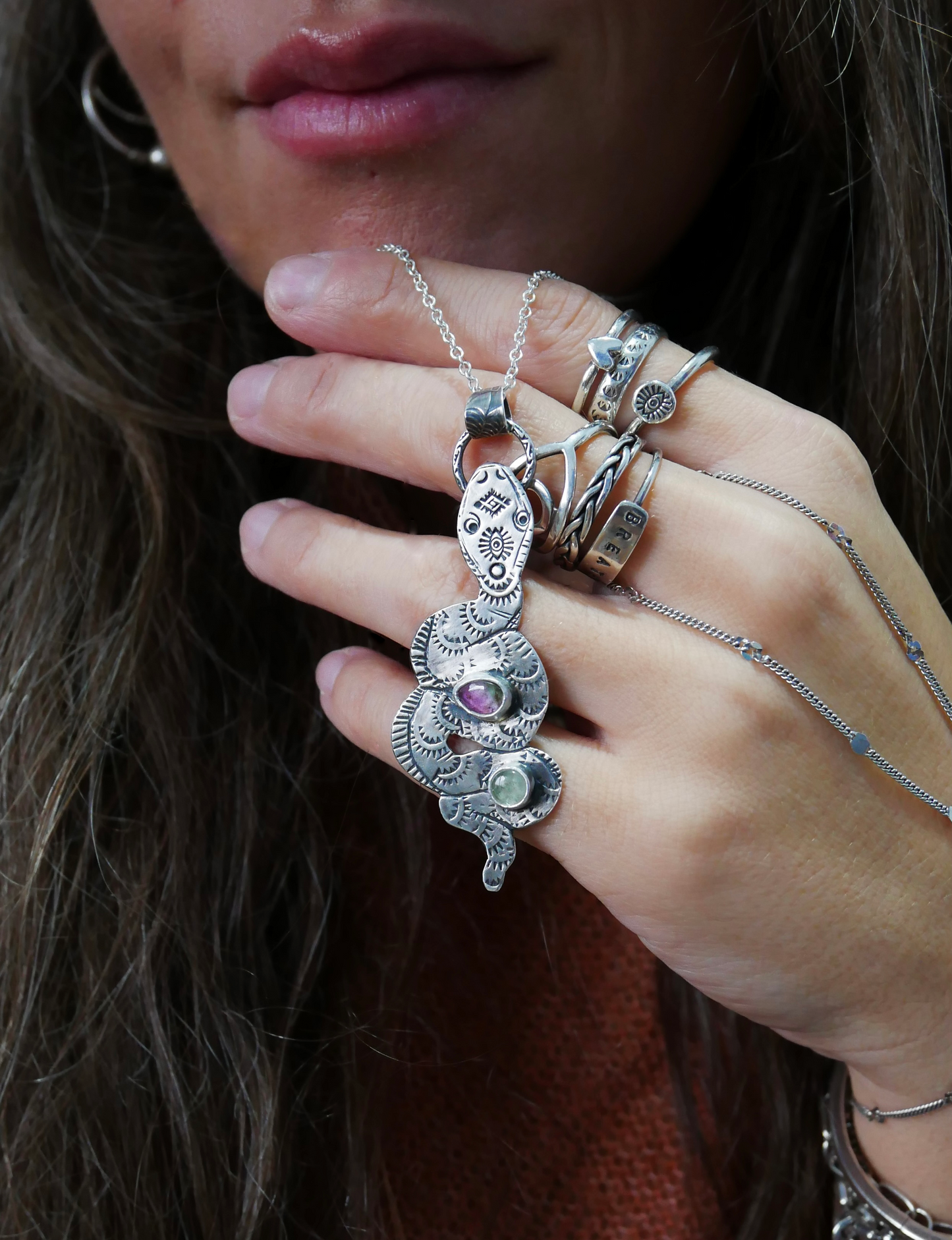 Snake pendant