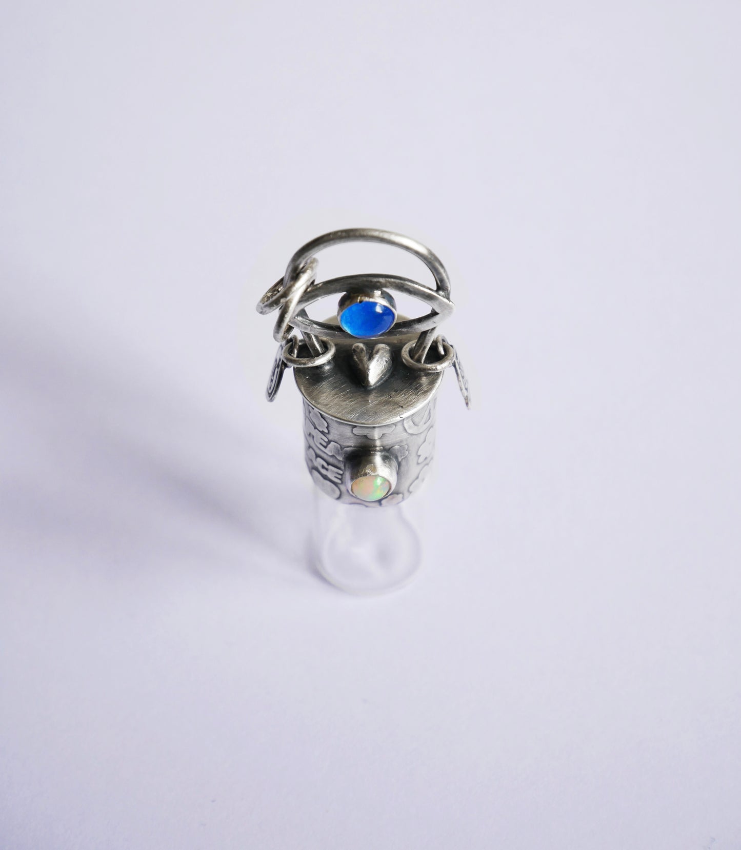 Peace&Love bottle pendant