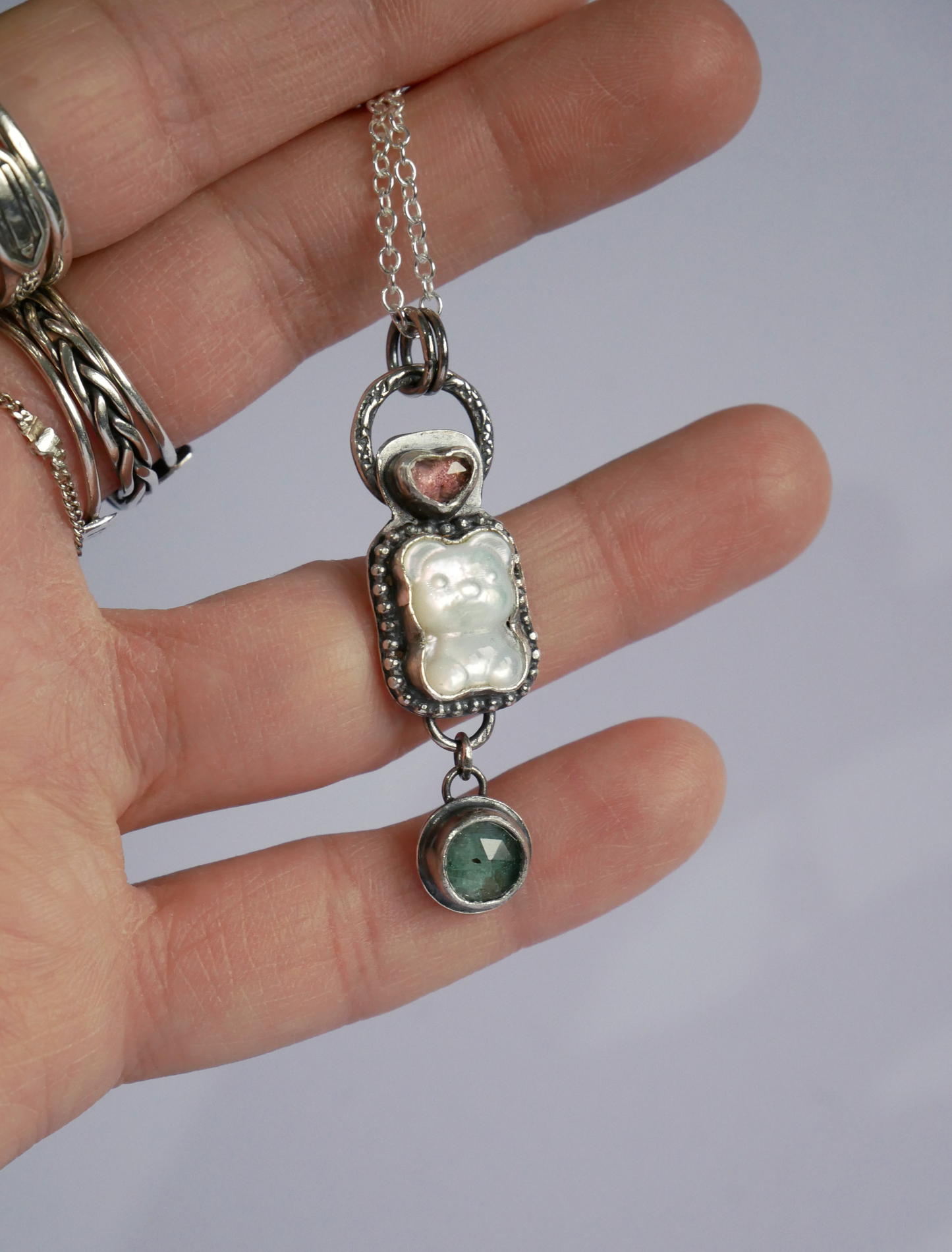 Teddy bear pendant