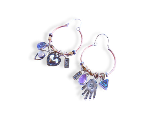 Charm hoops