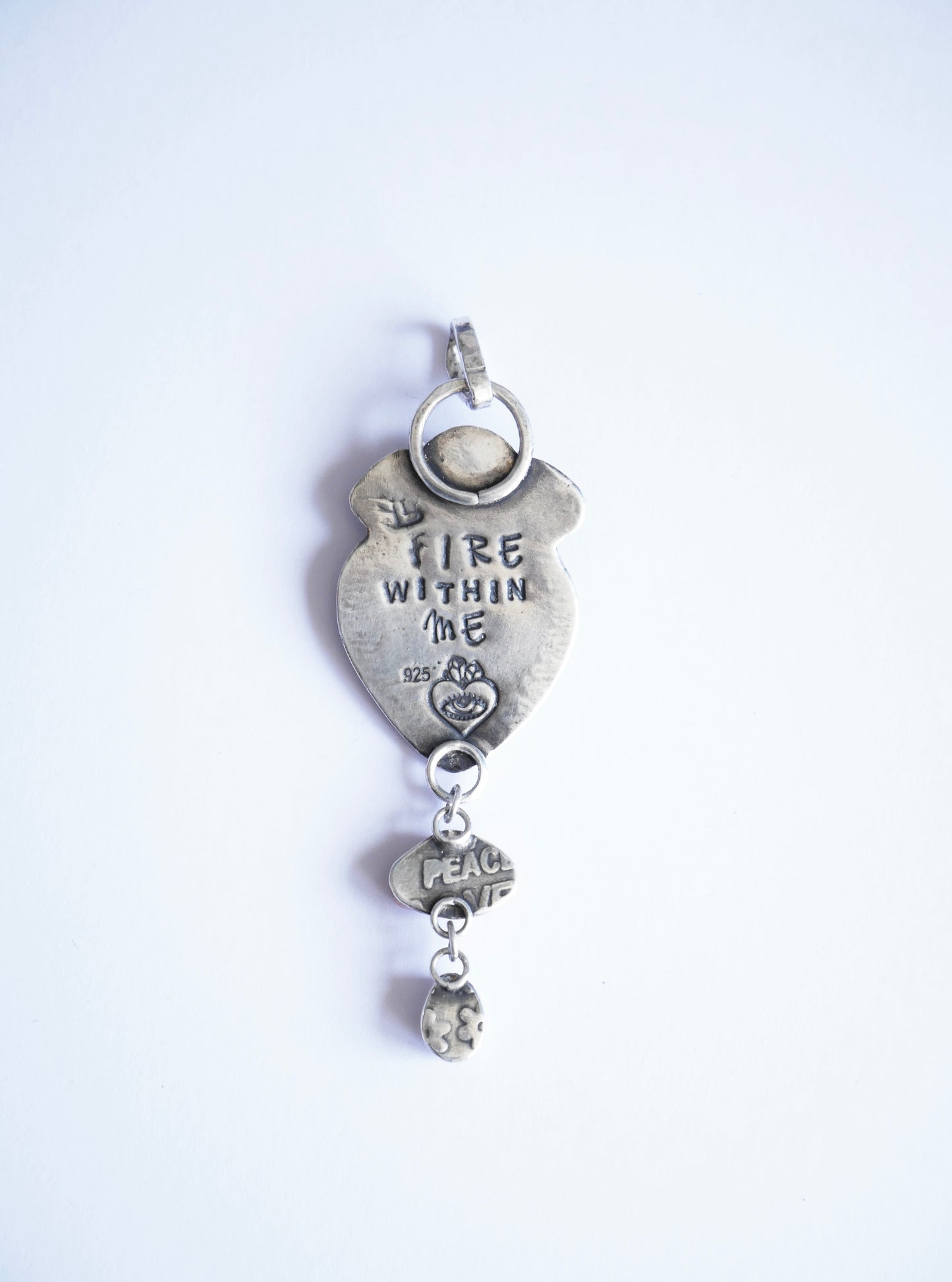 Fire within pendant