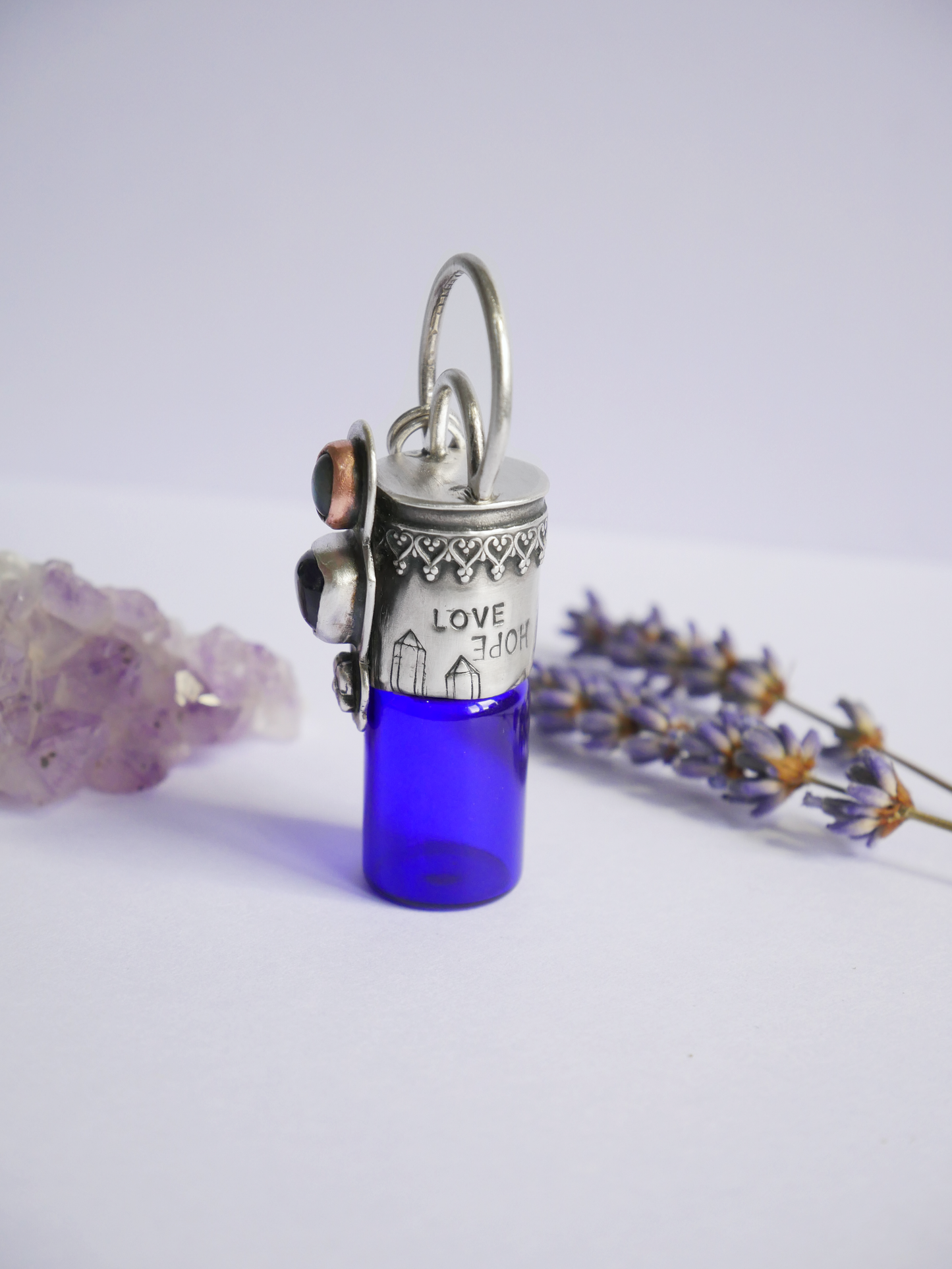 Purple bottle