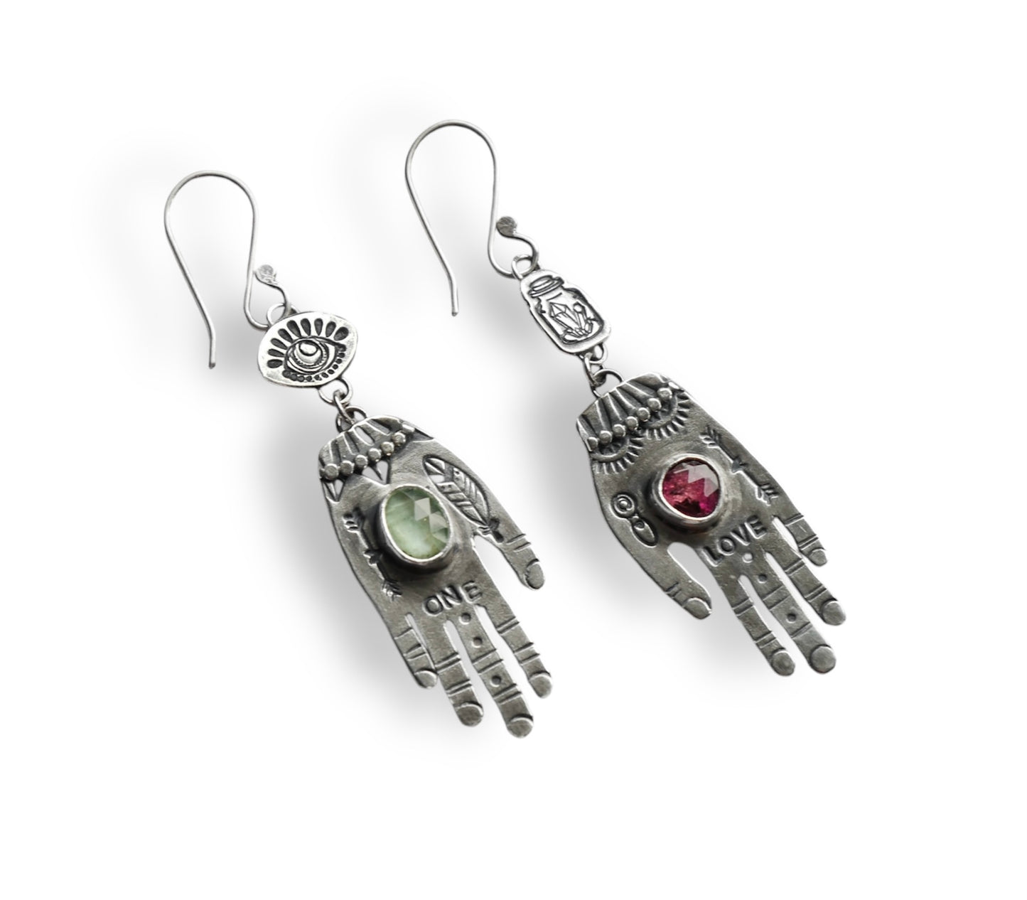 Healing hands earrings