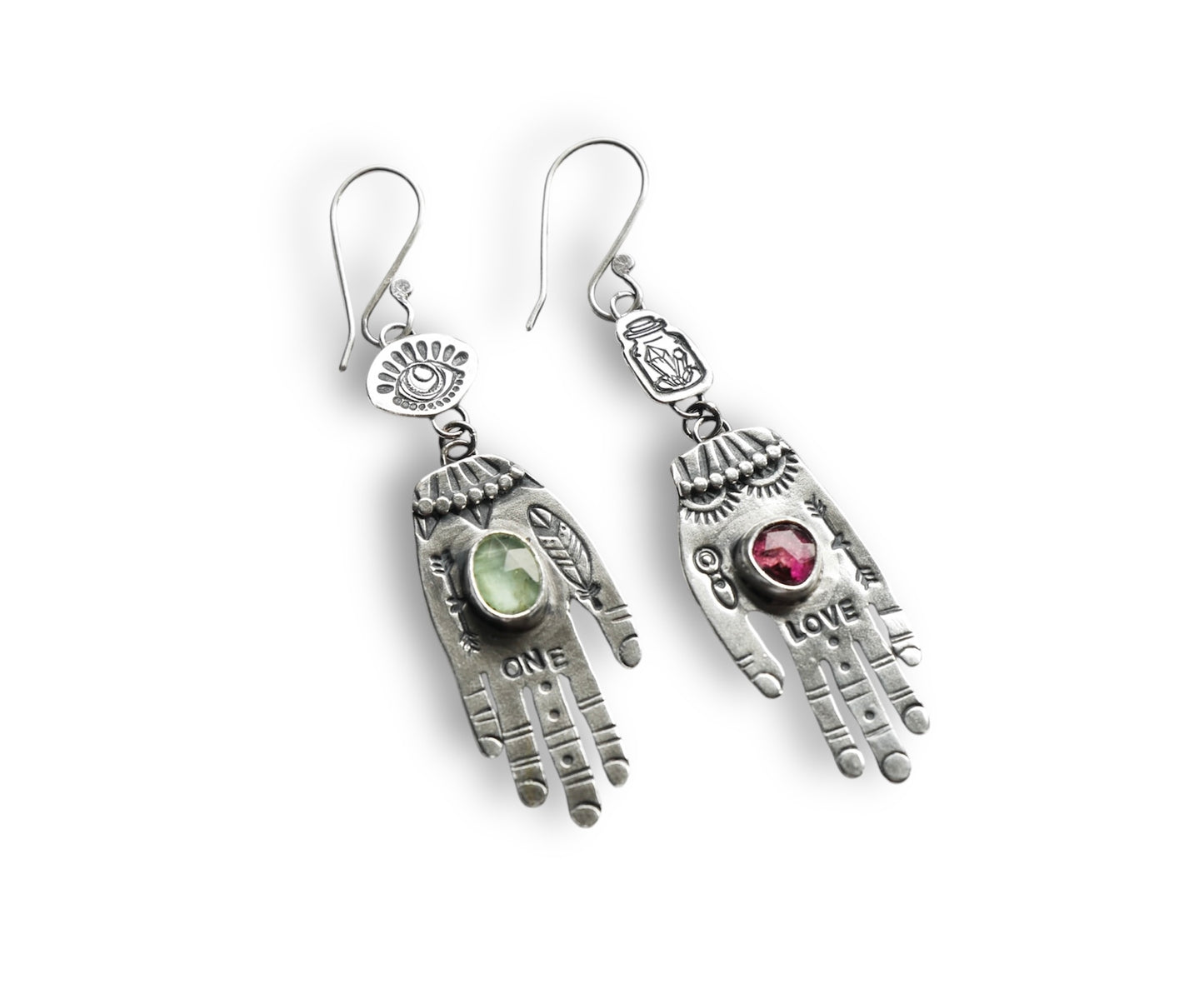Healing hands earrings