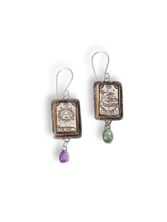 RESERVED for Jean-Marie Tarot earrings
