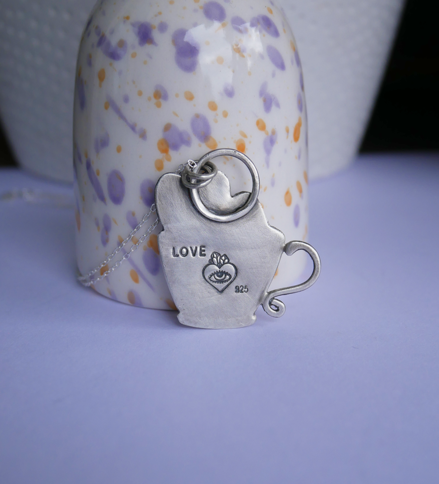Fill your cup pendant