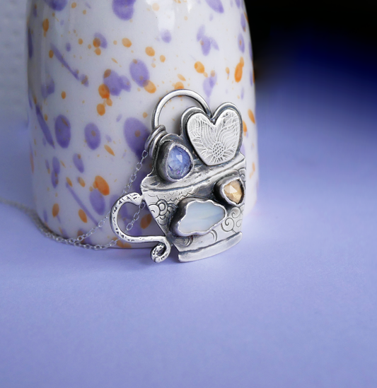 Fill your cup pendant