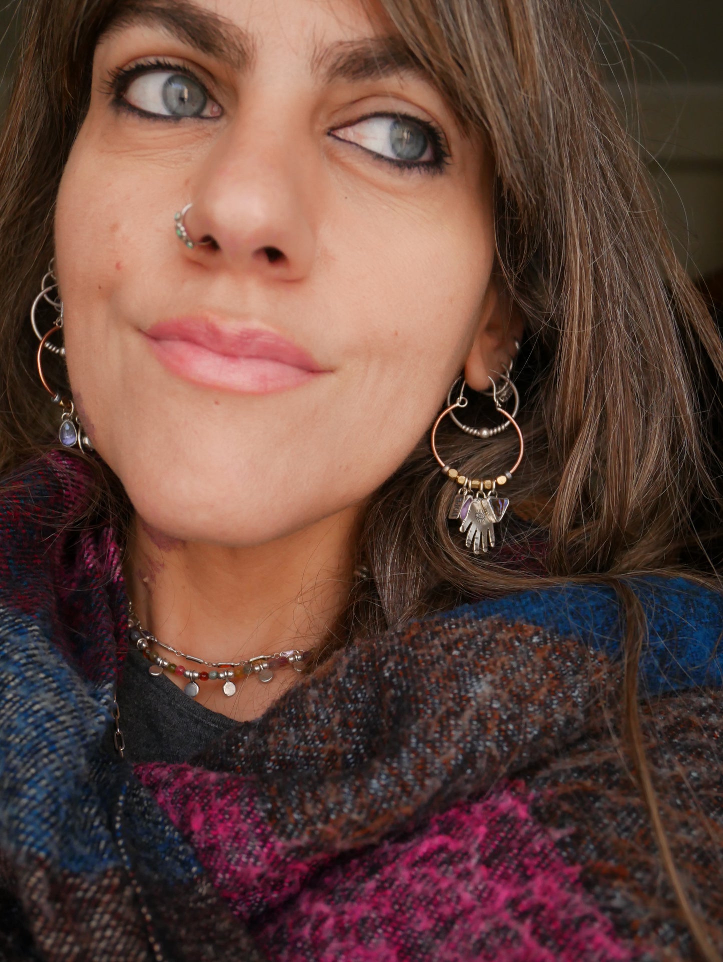 Charm hoops