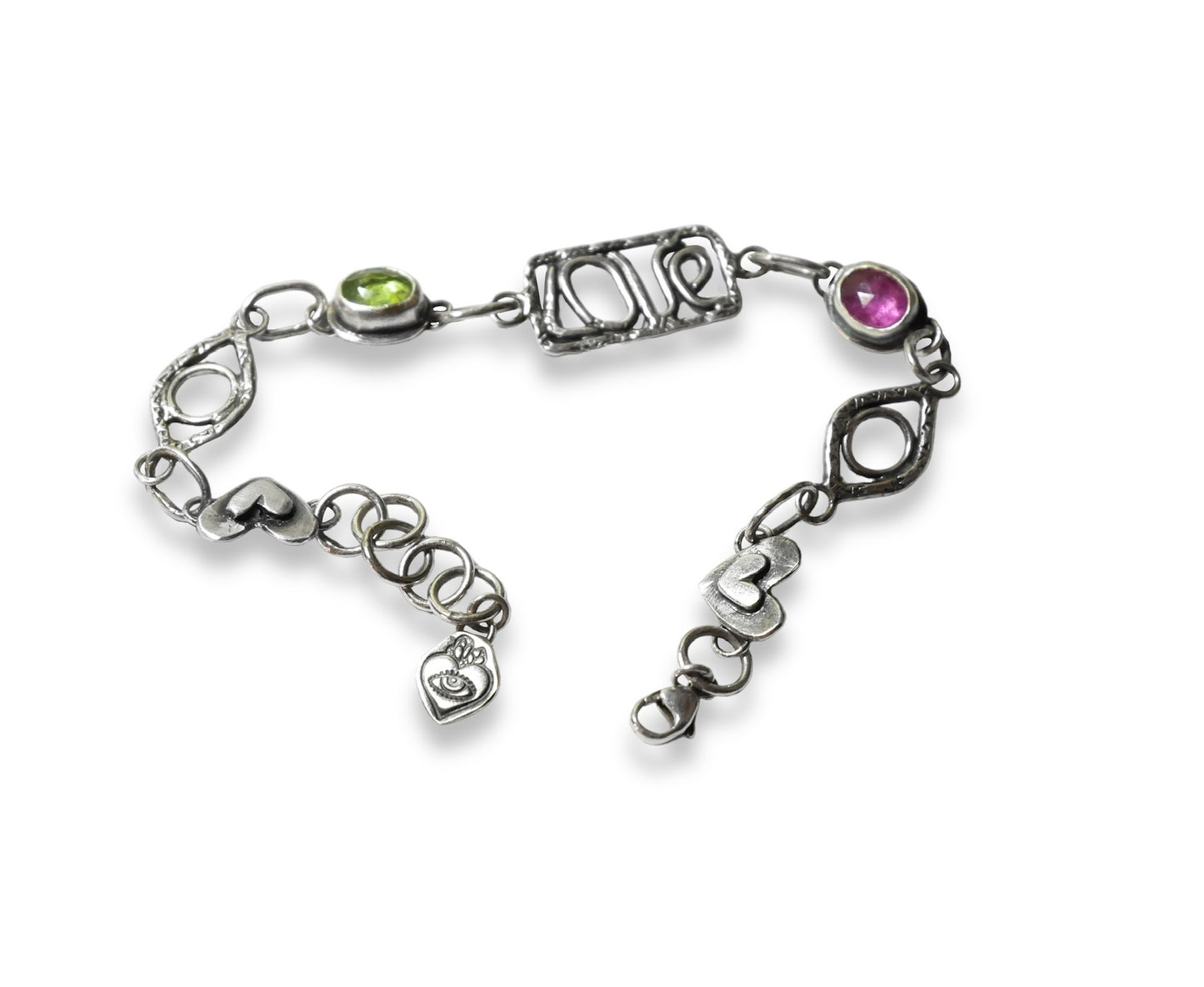 Eye heart bracelet