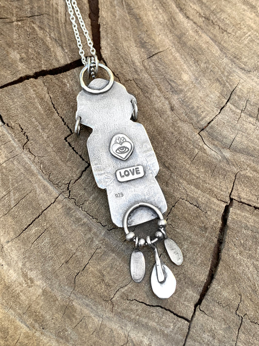 RESERVED Medicine woman pendant