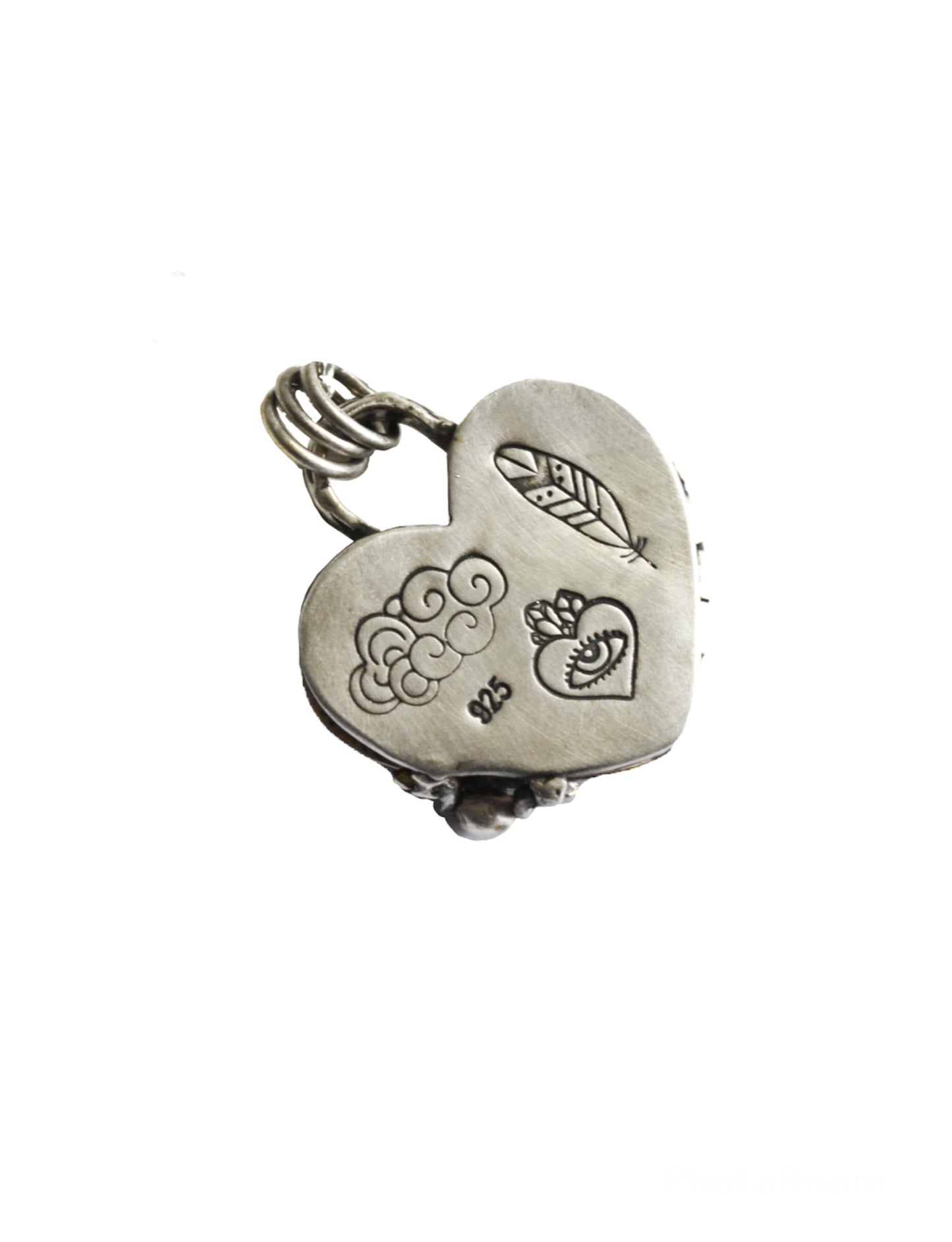 Heart locket with Tanzanite
