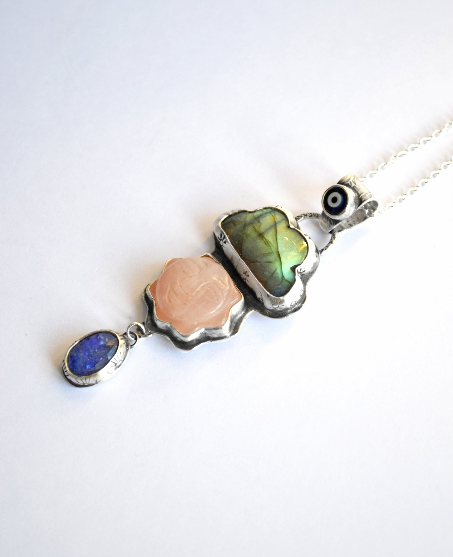 Sun and cloud pendant
