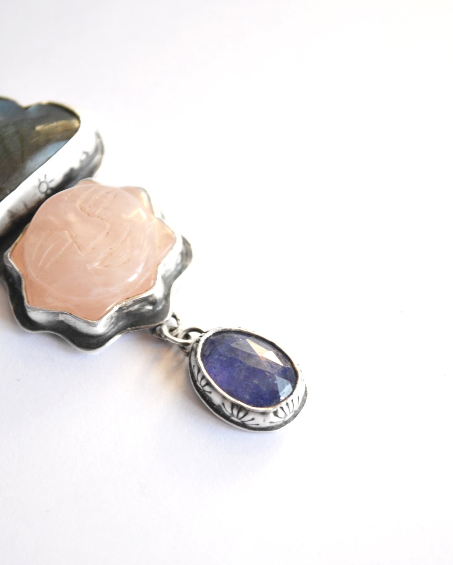 Sun and cloud pendant
