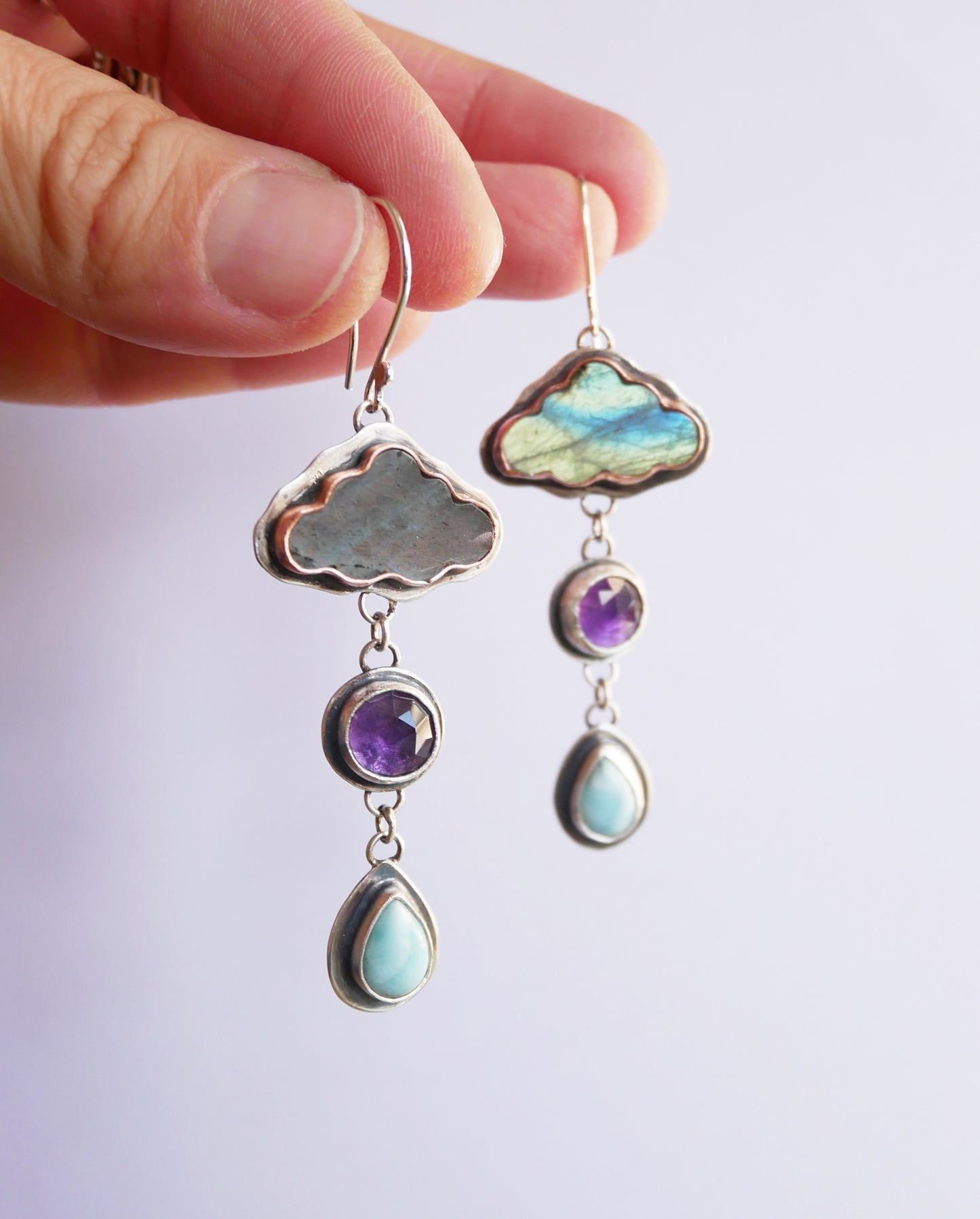 Cloud earrings