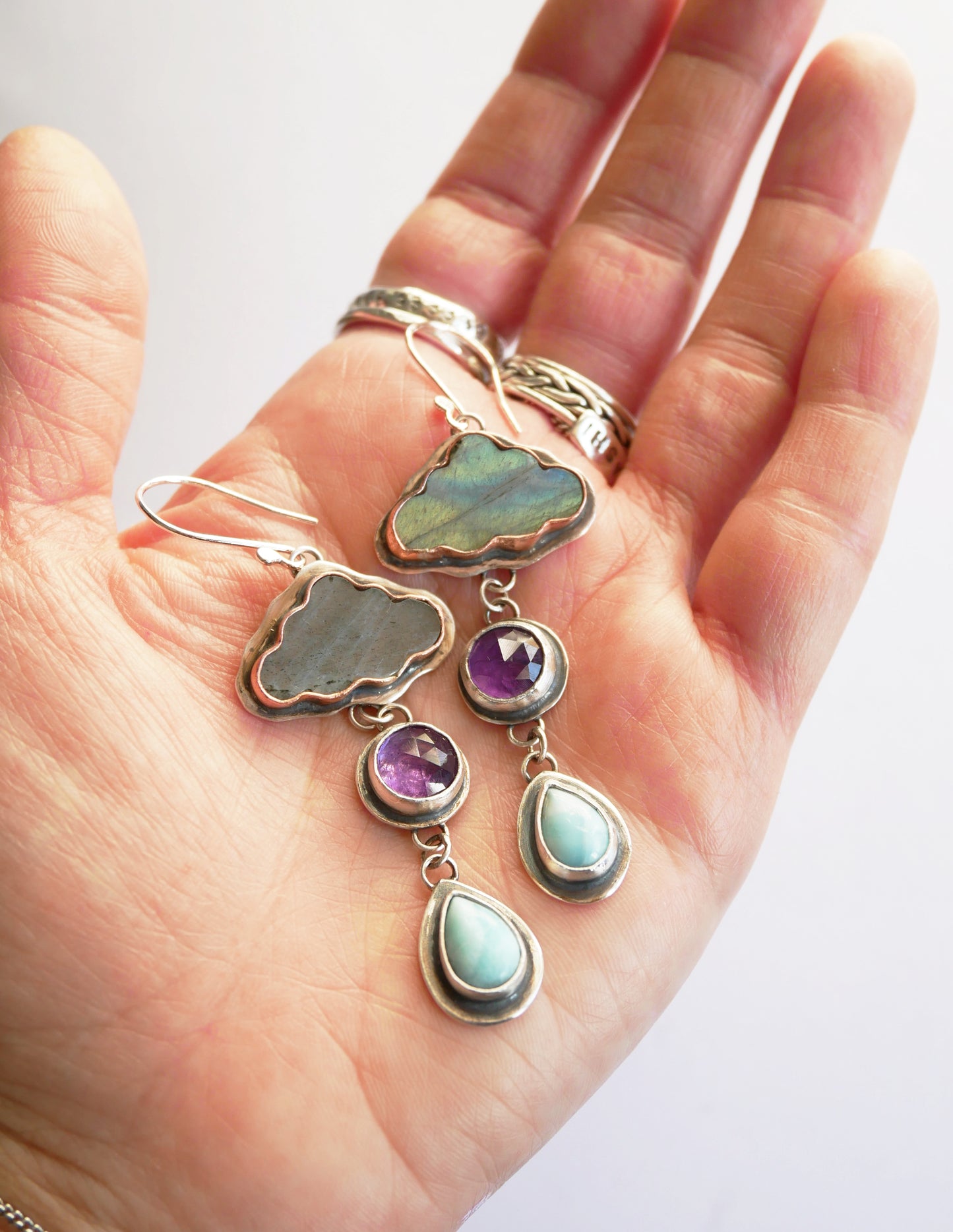 Cloud earrings