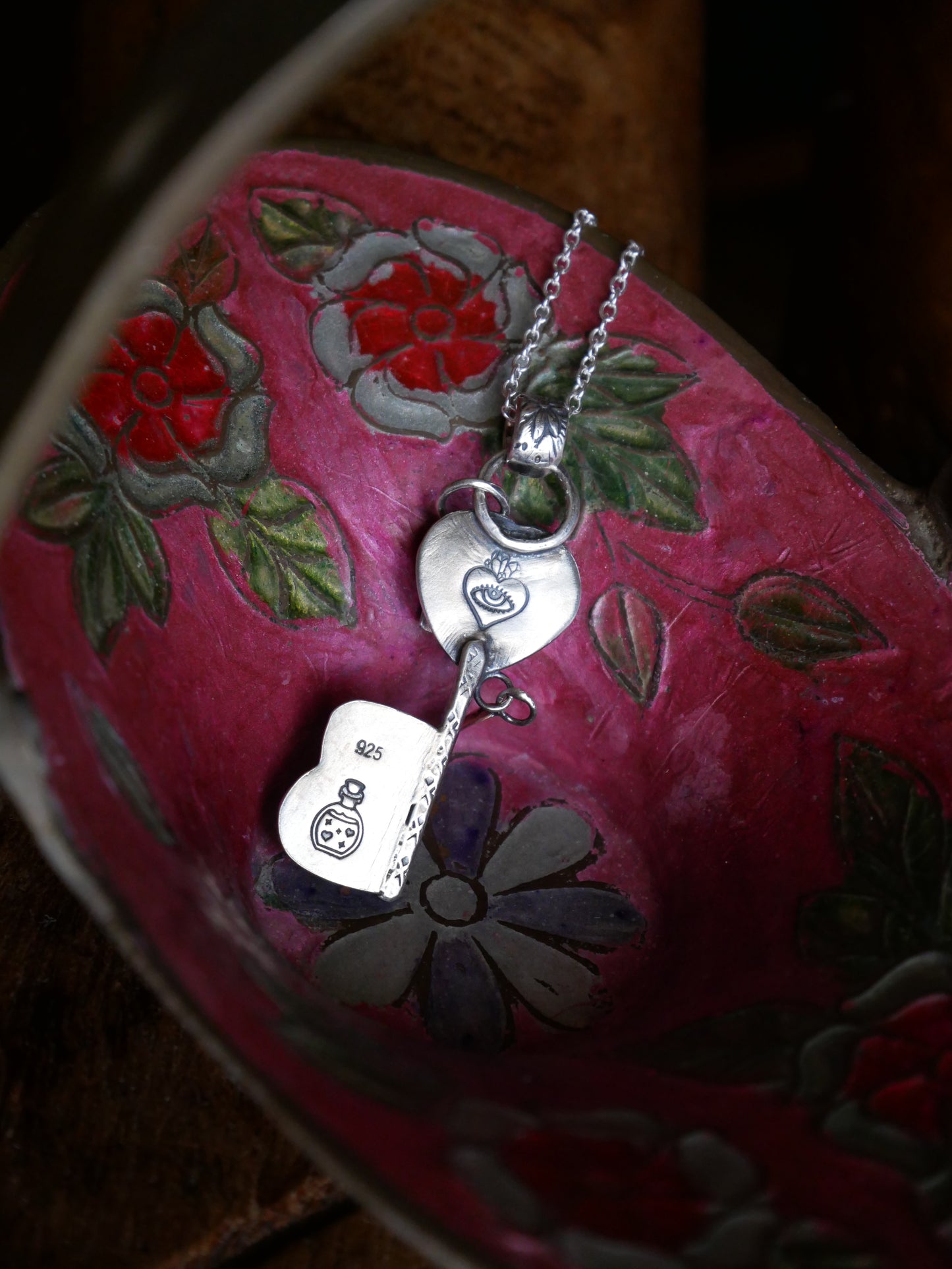 Love is the key pendant