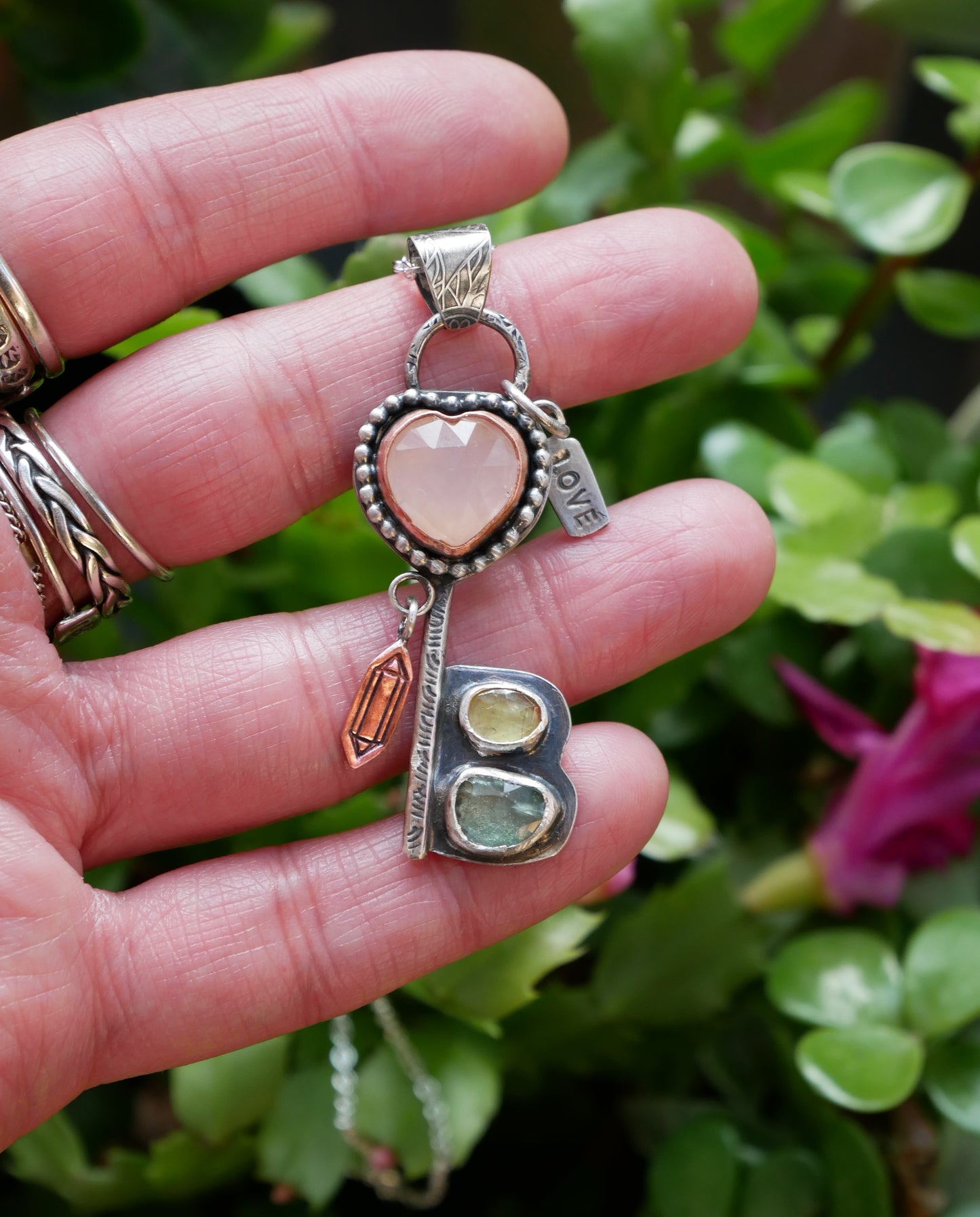 Key of love pendant