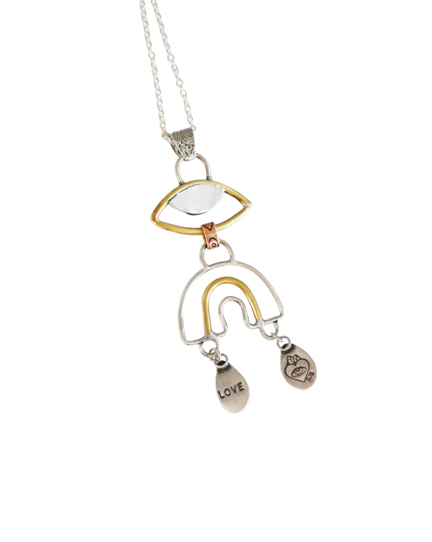 Eye rainbow pendant