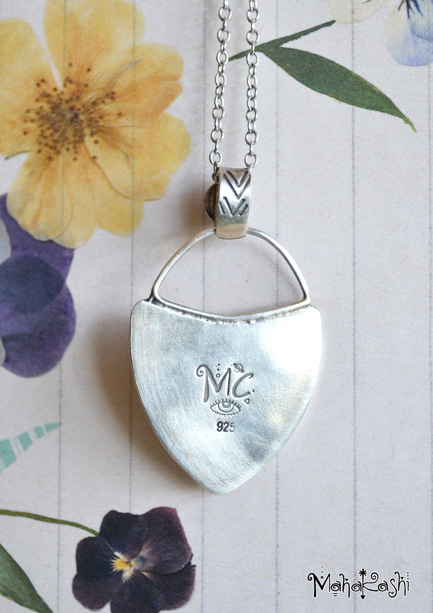 RESERVED for Sarah Shield pendant