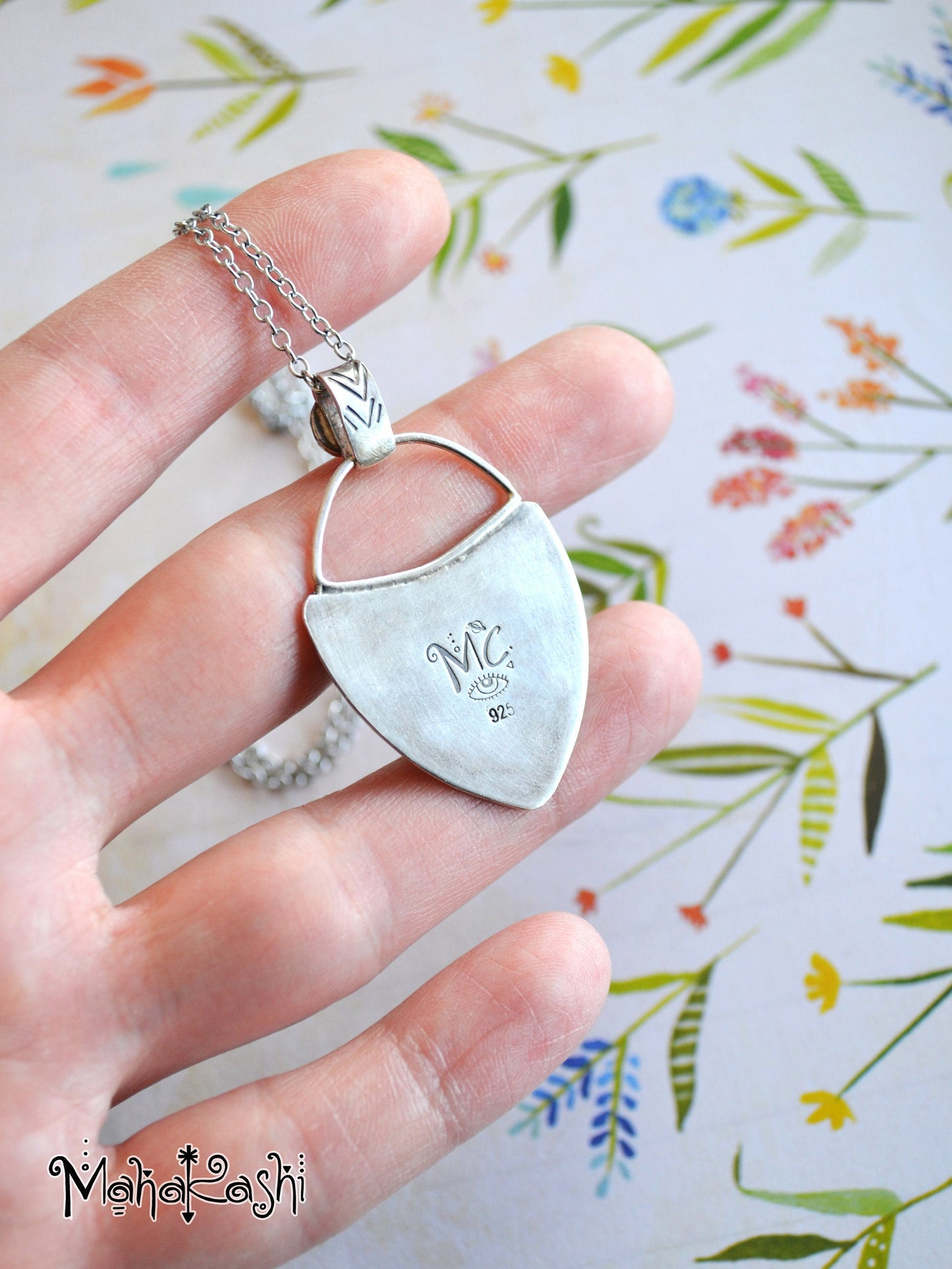 RESERVED for Sarah Shield pendant