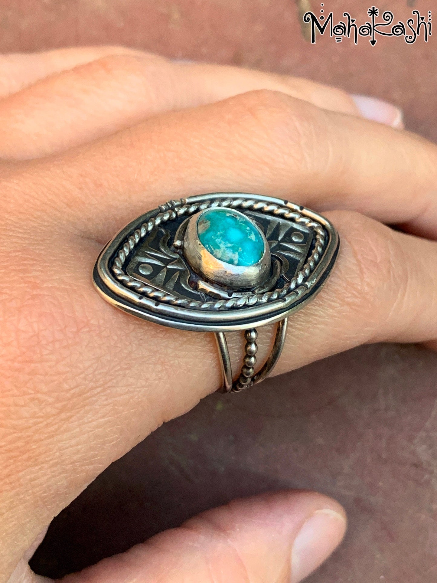 Navajo inspired ring