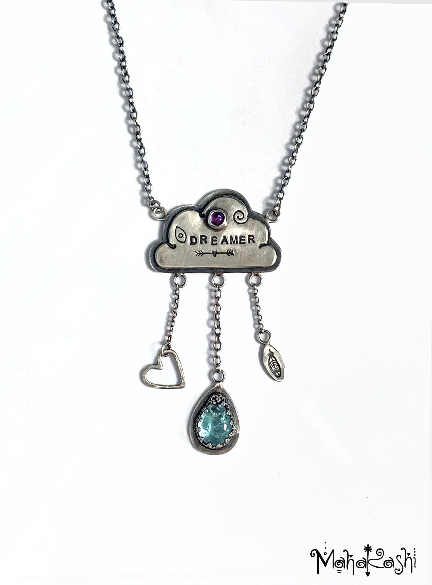 Reserved ‘Dreamer' necklace with Amethyst and Apatite