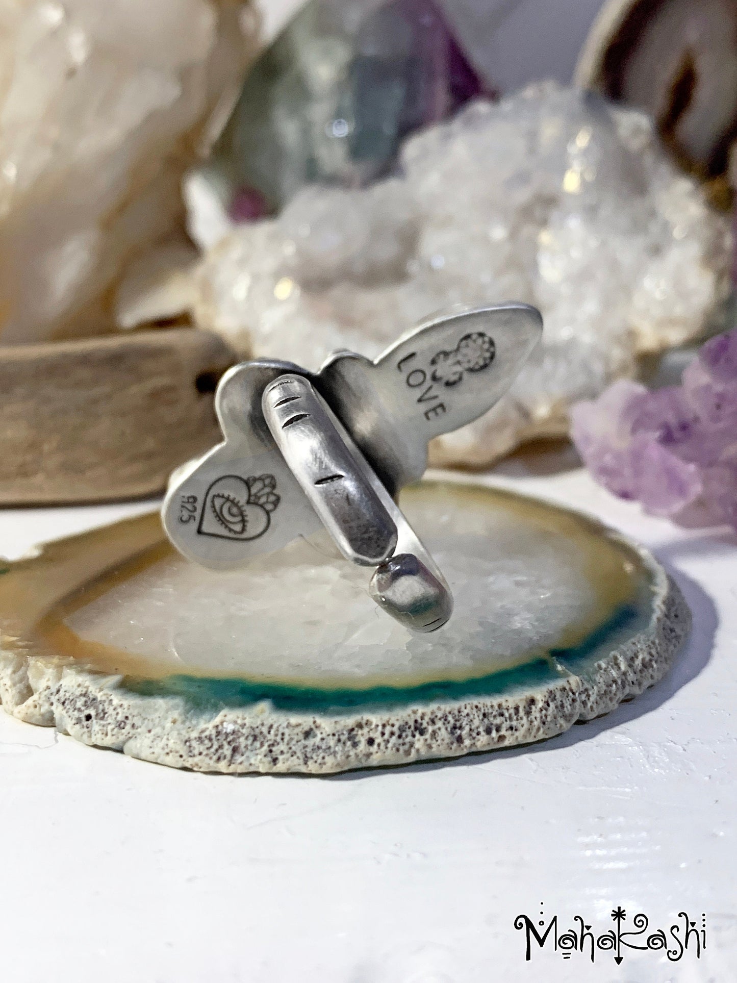 Navajo cross ring with Amethyst and Turquoise