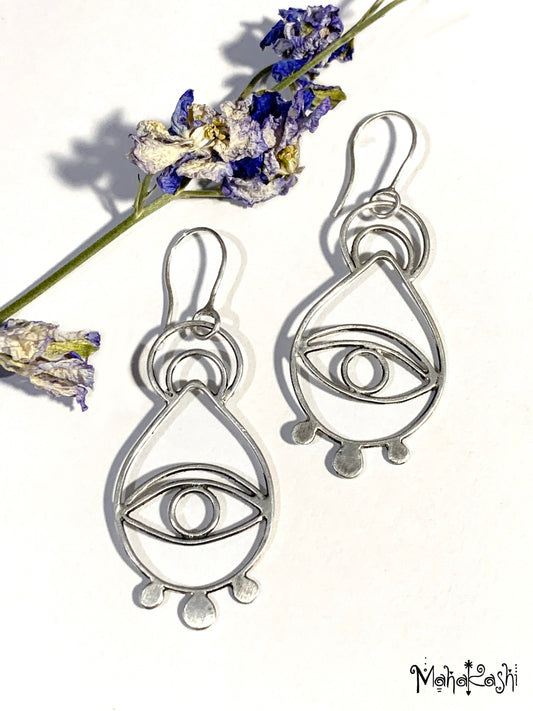 Eye earring Indian inspired
