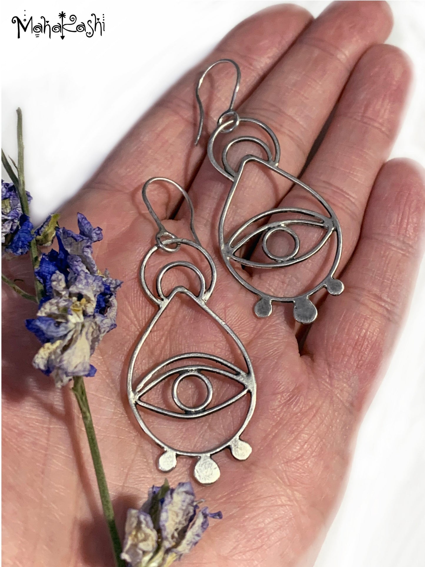 Eye earring Indian inspired