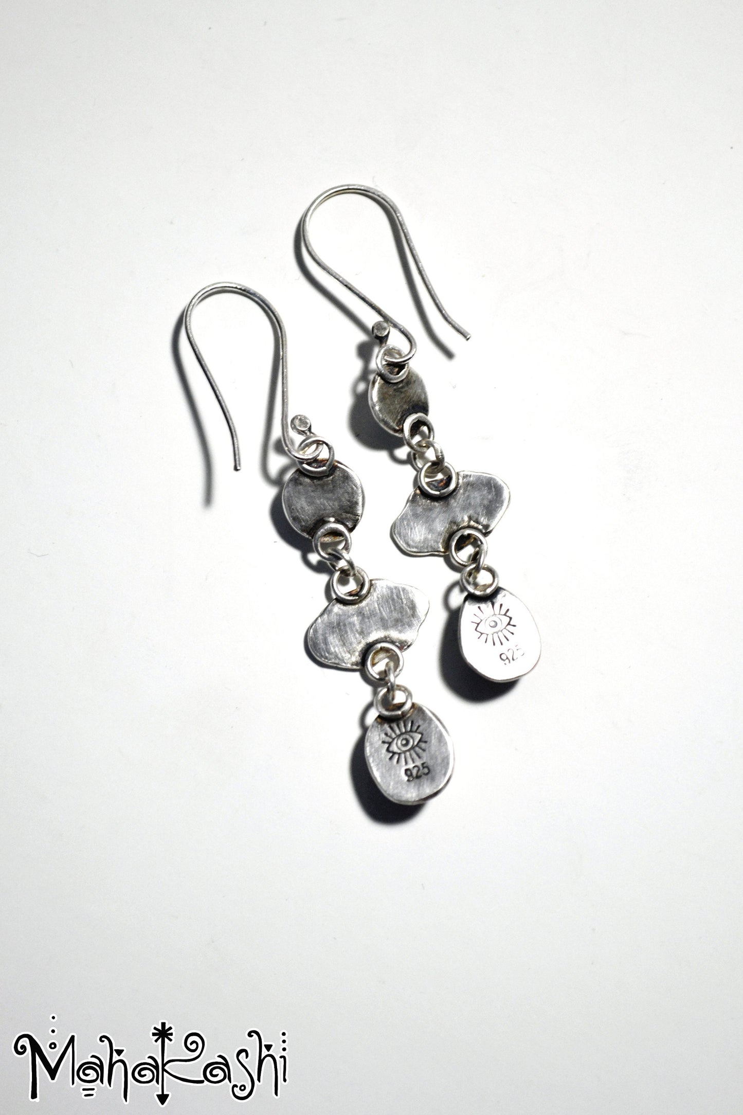 Cloud earrings with Tourmalines