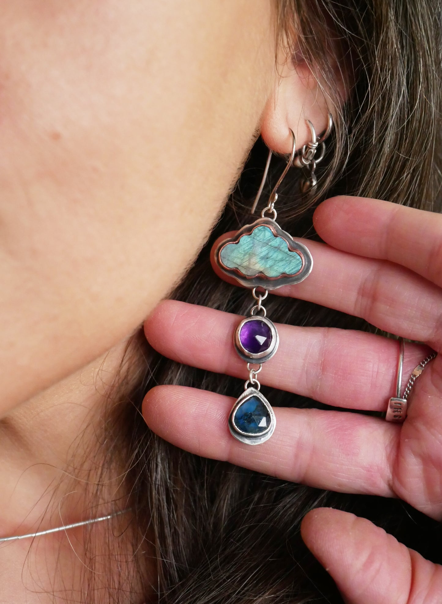 Cloud earrings