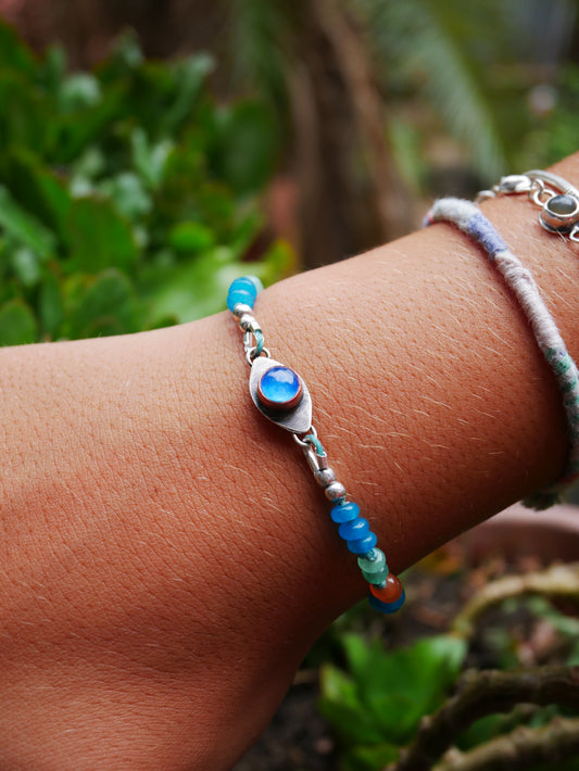 Multi stone Eye bracelet