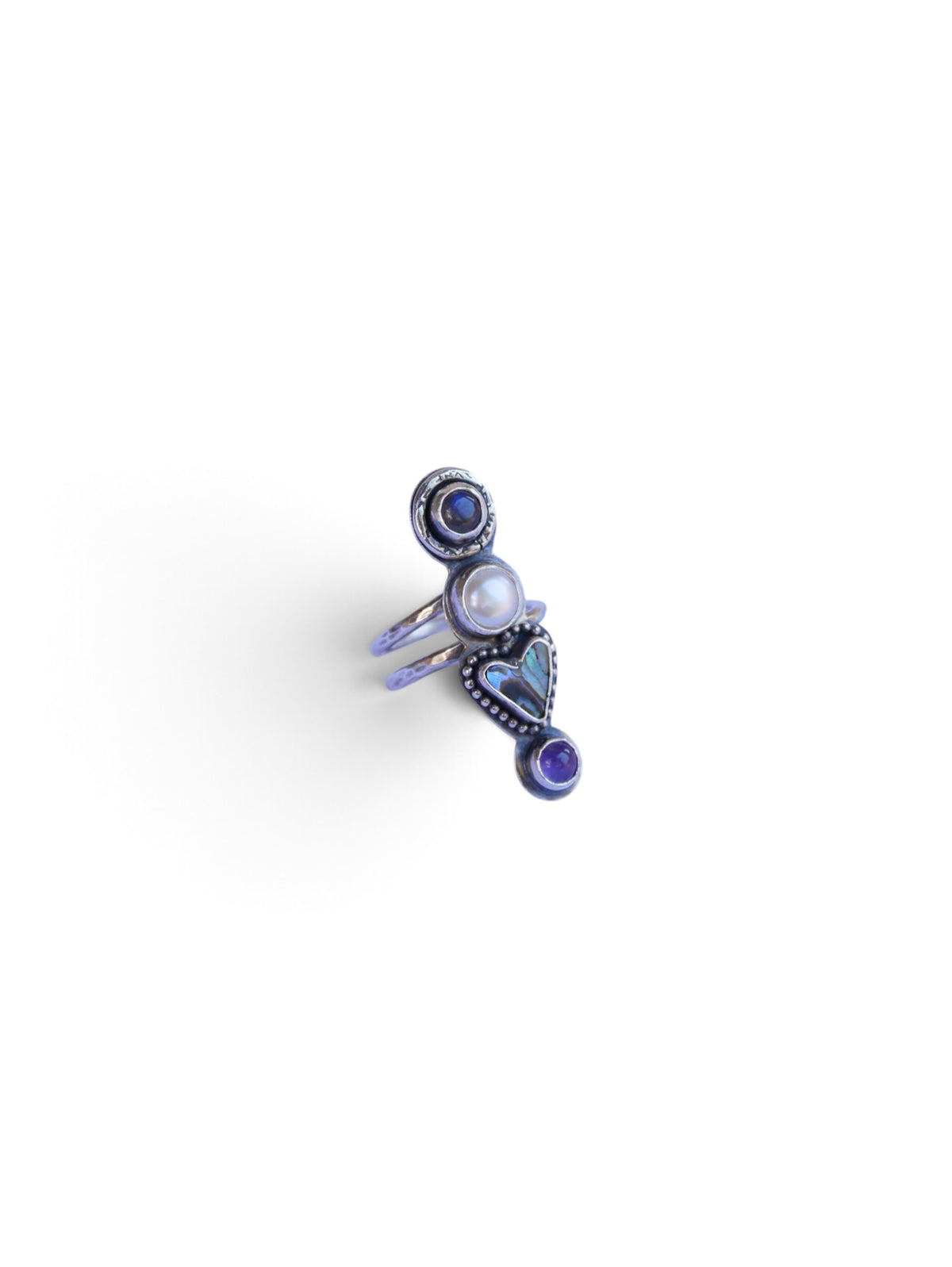 Heart totem ring