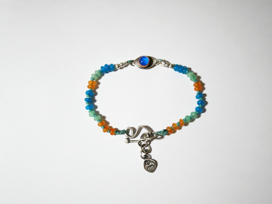 Multi stone Eye bracelet