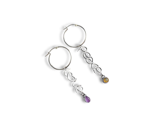Peace & Love hoops