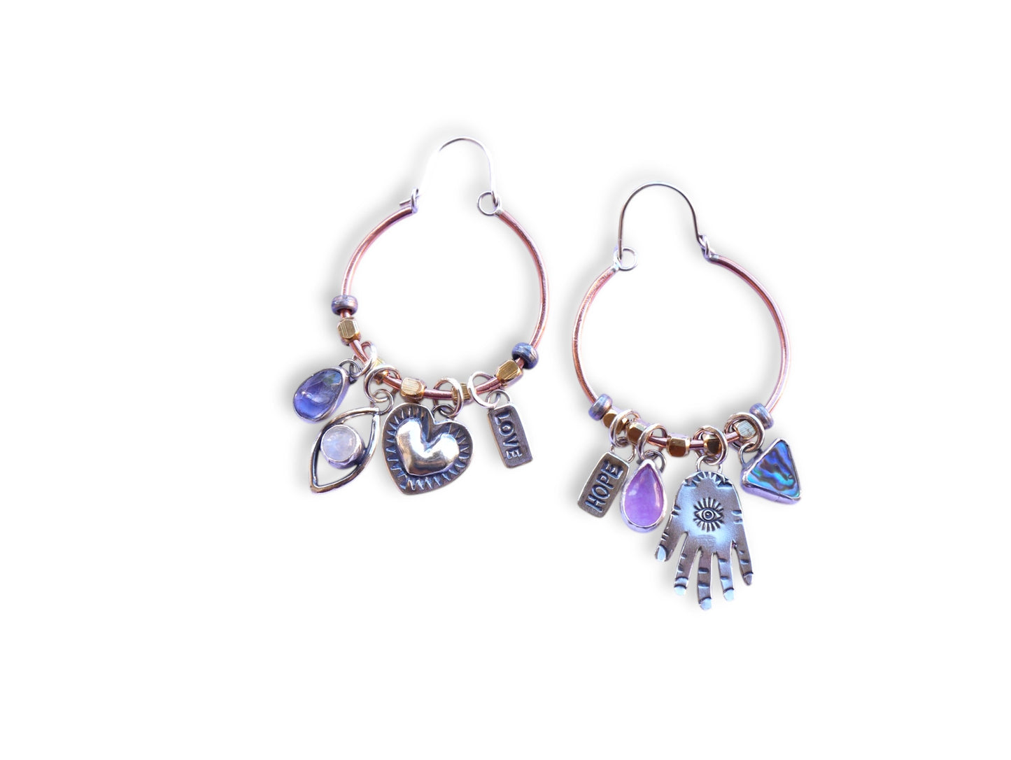 Charm hoops