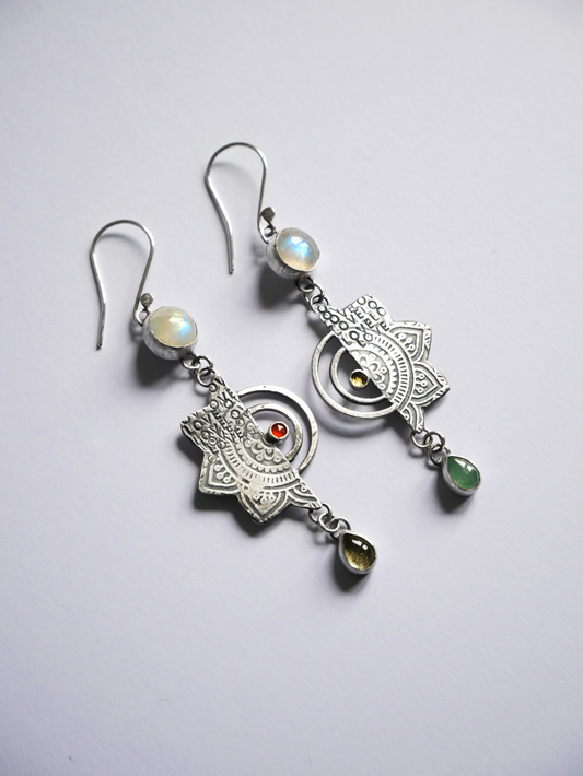 Mandala earrings