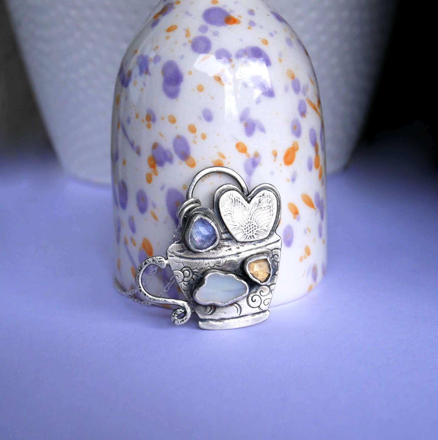 Fill your cup pendant