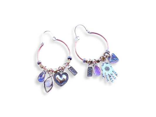 Charm hoops