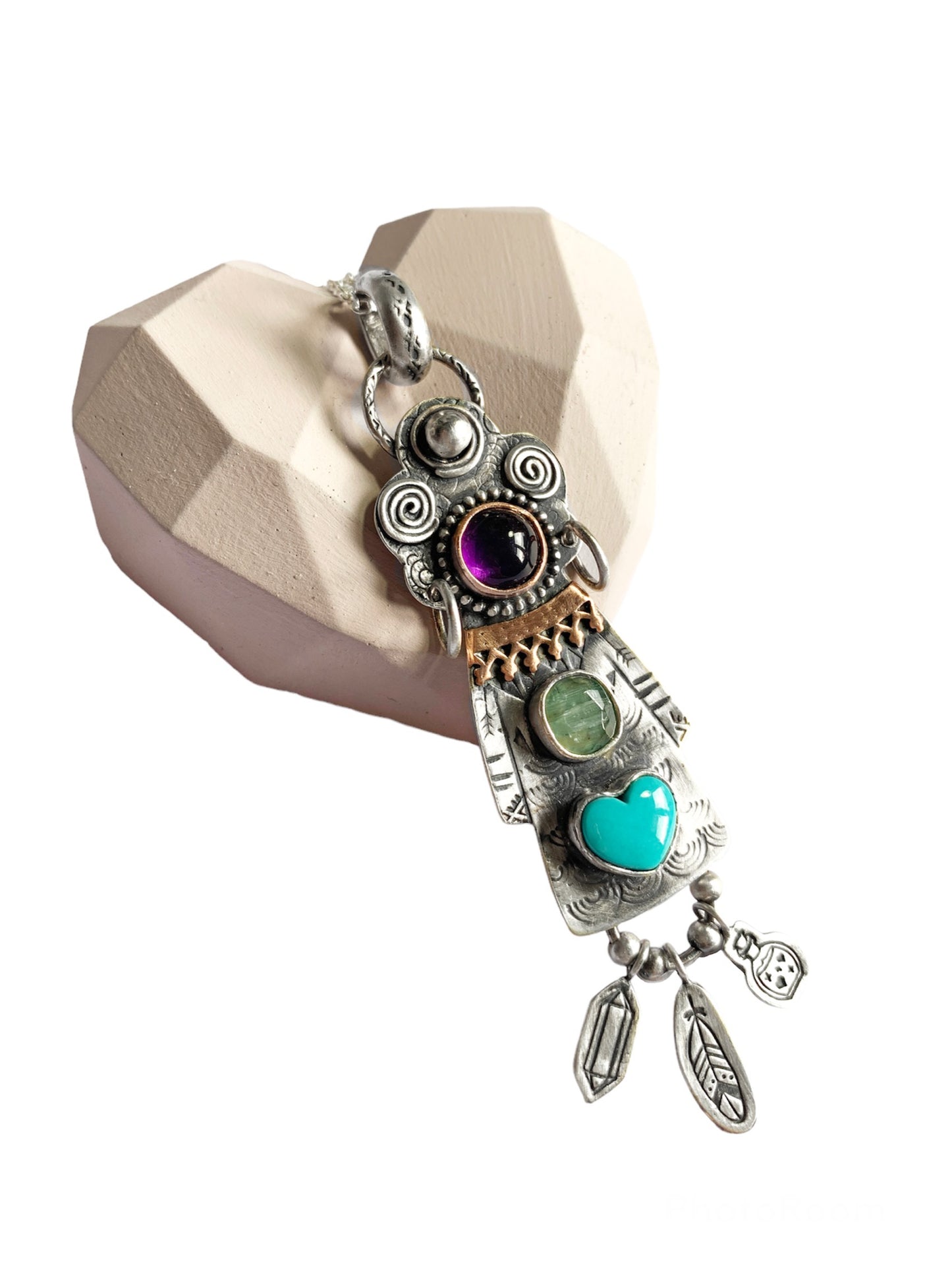 RESERVED Medicine woman pendant