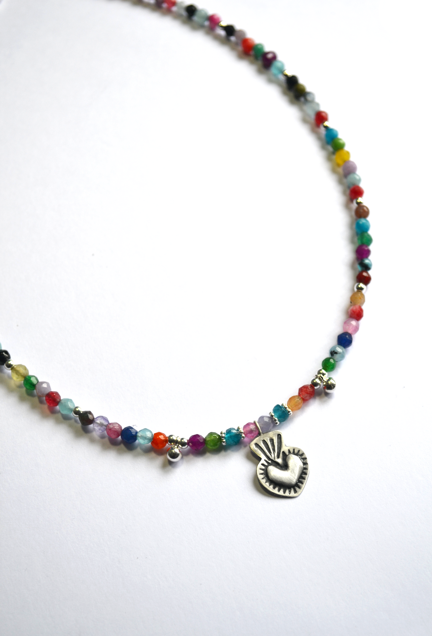 Milagros beaded necklace