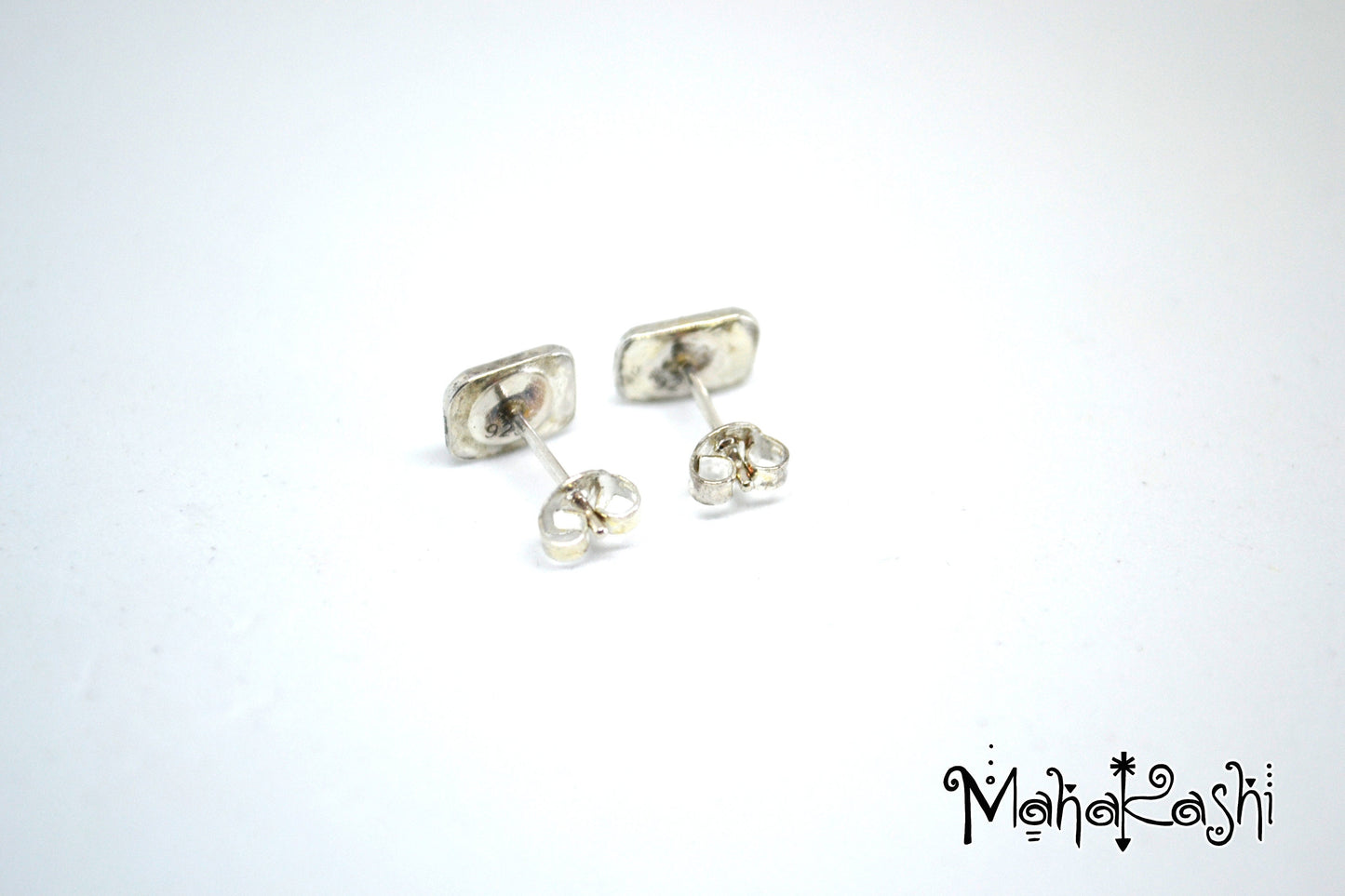 Om symbol stud earrings