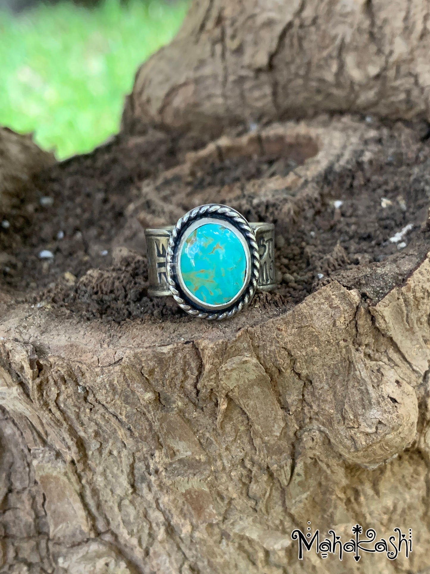 Royston Turquoise ring size US 7 1/2 UK P