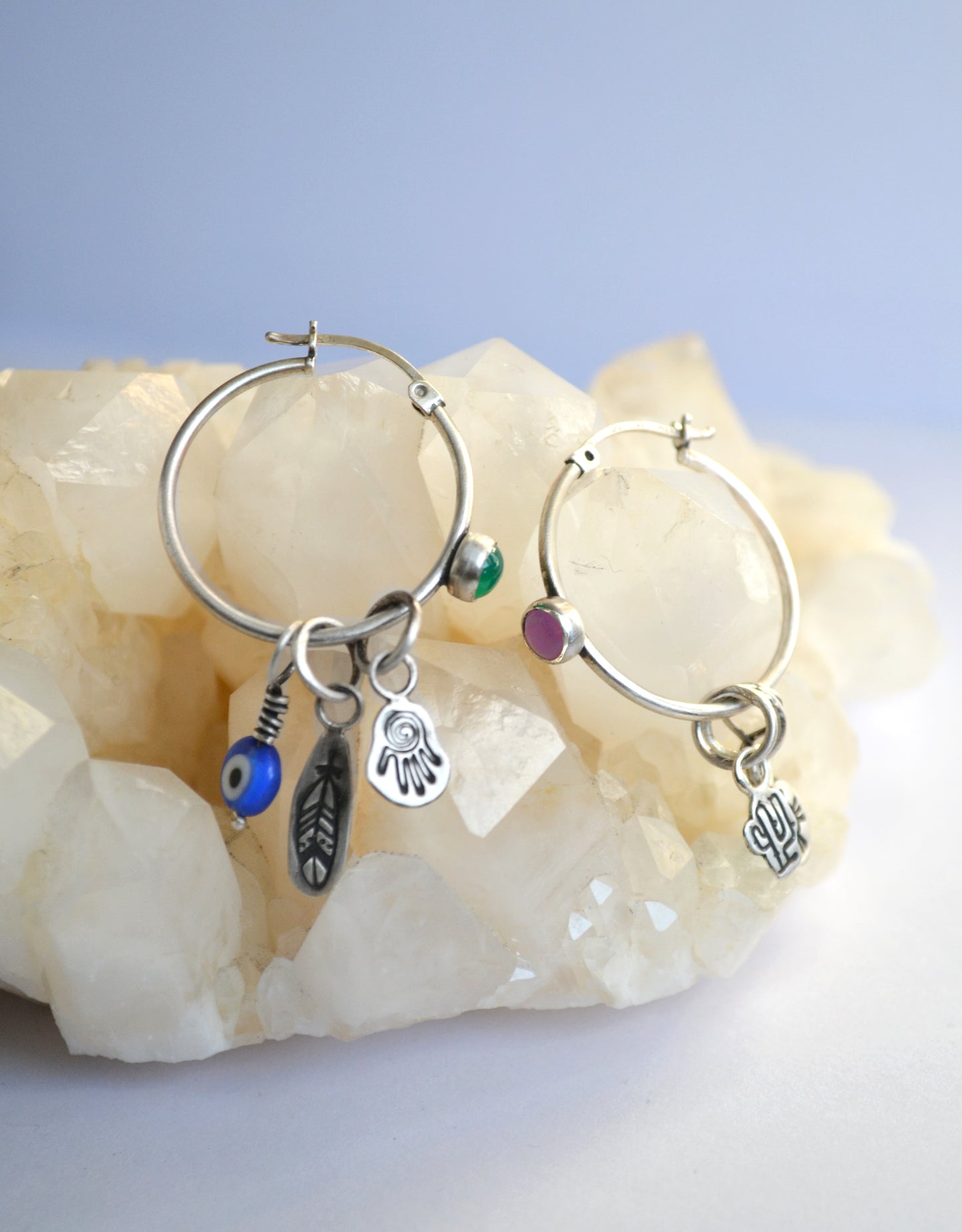 Charm hoops